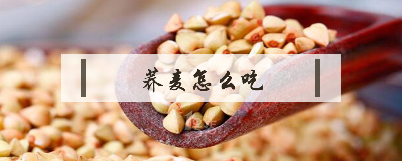 蕎麥怎么吃
