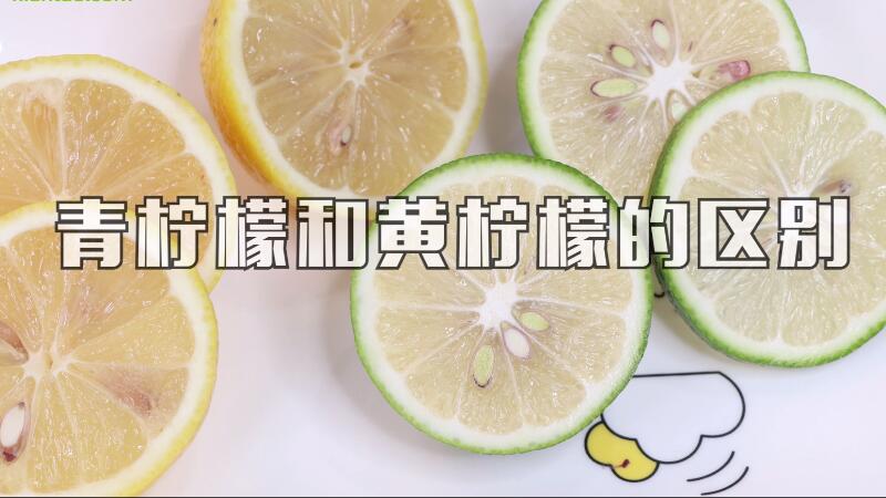 青檸檬和黃檸檬的區別