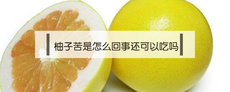 柚子苦是怎么回事還可以吃嗎