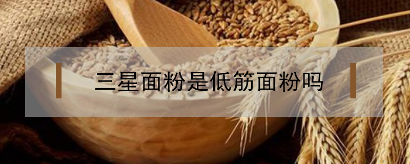 三星面粉是低筋面粉嗎
