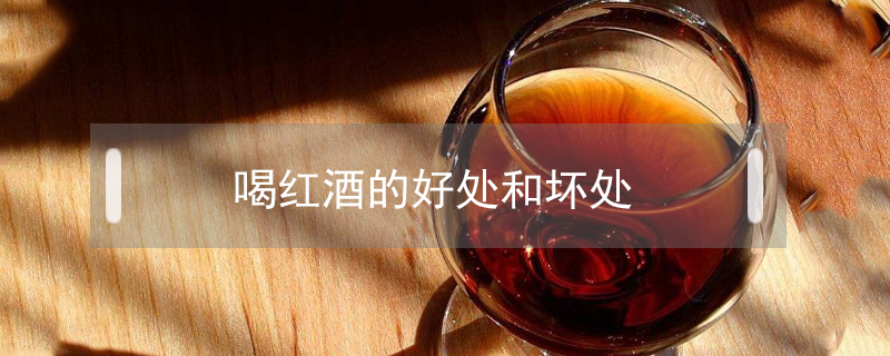 喝紅酒的好處和壞處