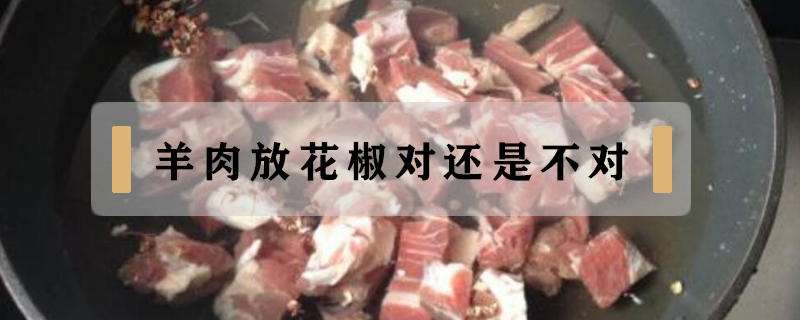 羊肉放花椒對還是不對