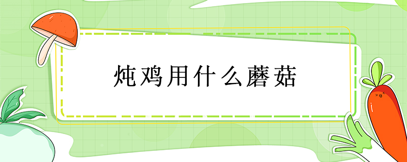 燉雞用什么蘑菇